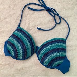 Shade & Shore Crochet Padded Bikini Top (top only)